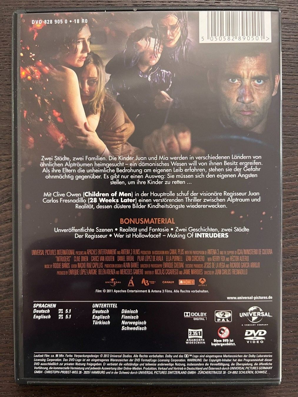 Tutti i DVDs: Intruders – Usato da Zürich venduto da FilmFreunde 1