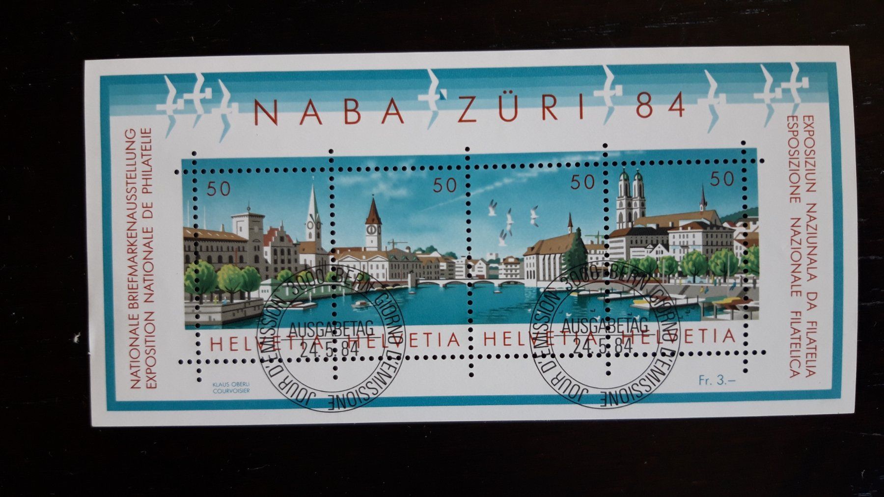 Tutti i francobolli: NABA Block 1984 – Usato da Buus venduto da papillon098