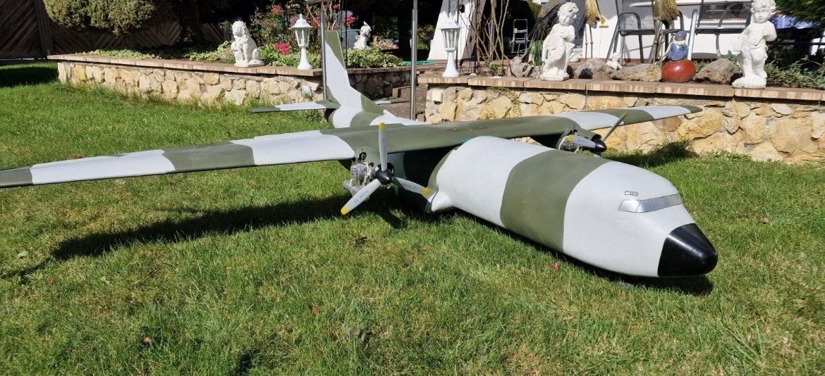Modellismo RC: Transall 3 Meter mit neuen os fx 91 flugfertig mit servos – Usato da Dättwil AG venduto da Egrace 2