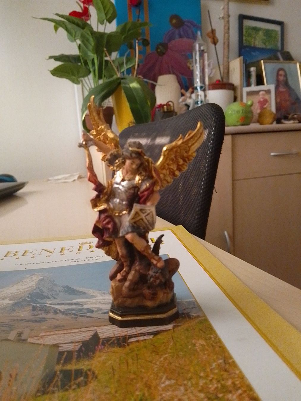 Figuren: Erzengel Michael Statue, 10cm – Gebraucht aus Weinfelden von PaterPio1968