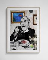 Roger Federer Pop Art Kunst Wimbledon Kronenhalle Spaghetti