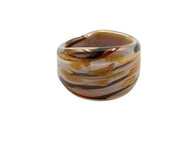 Ring Murano Glas G 56 Breite 15mm