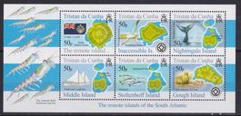 Tristan da Cunha, Mi 916*921**, KW € 12.00