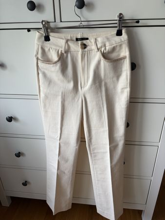 Beige Massimo Dutti trousers, size 34 