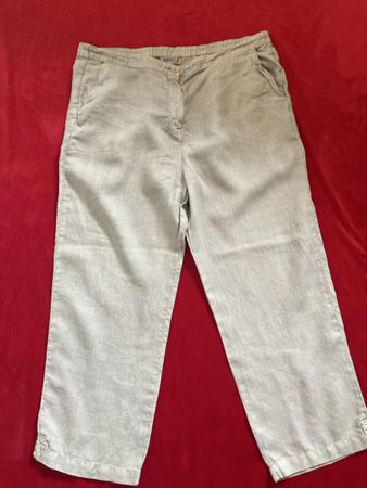 Hosen Mes Soeurs & Moi Leinen Beige Grösse M guter Zustand