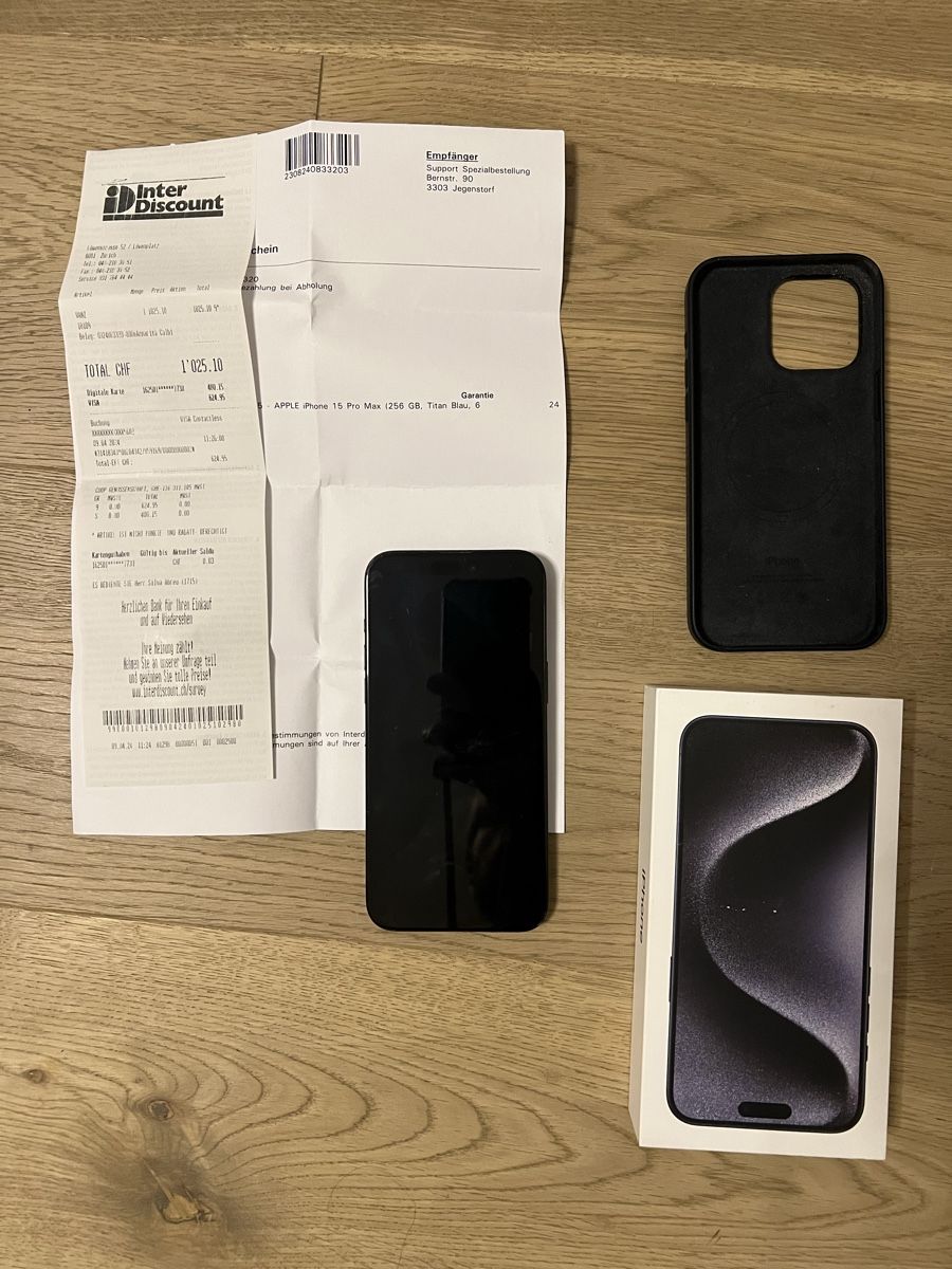Apple Telefoni cellulari / Smartphones: Apple iPhone 15 pro max – Usato da Zürich venduto da Pap7000