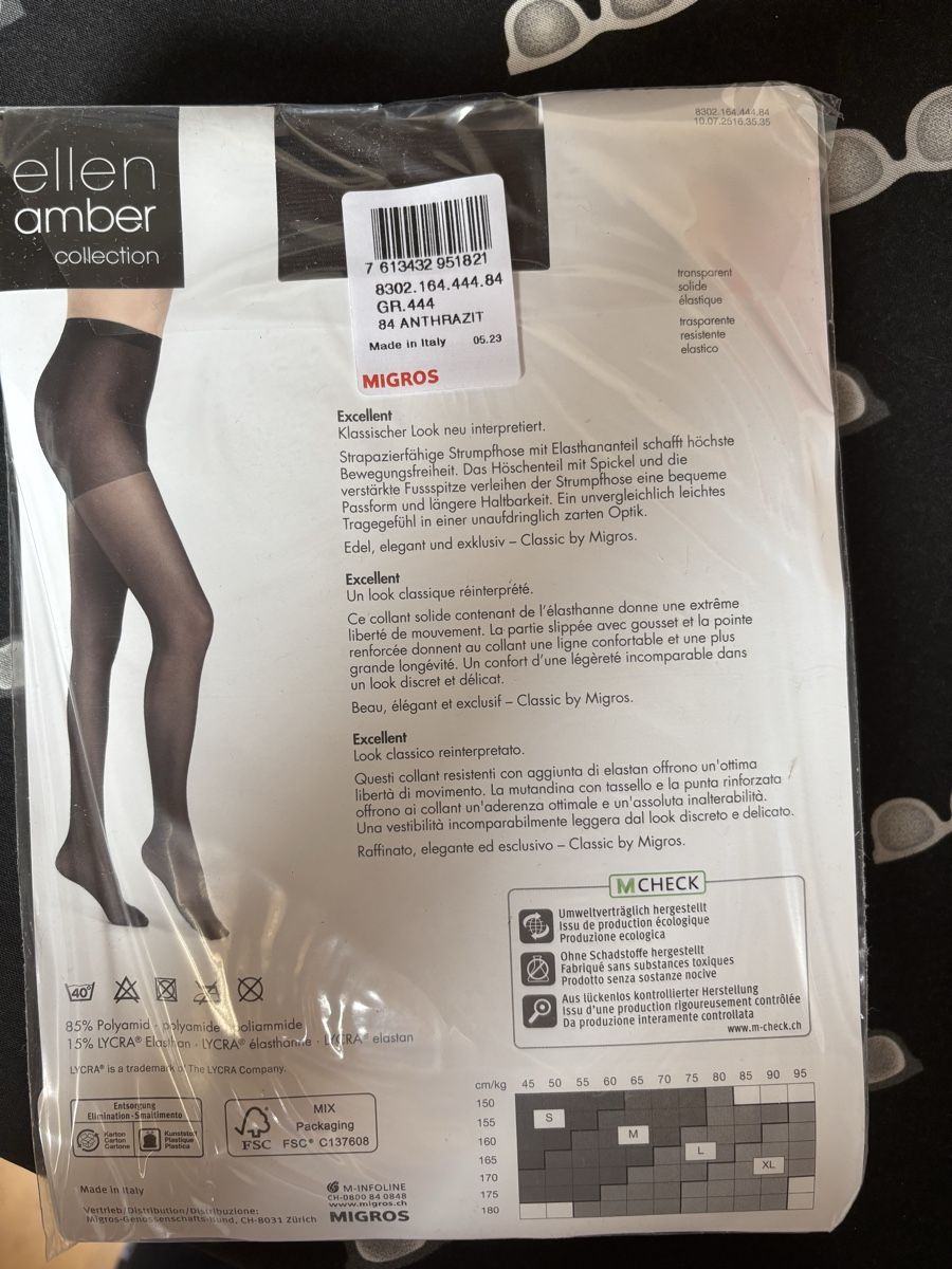Ellen Amber Collants: Strumpfhose ellen amber 18den – Neuf avec emballage d'origine à Appenzell par Coco0 1