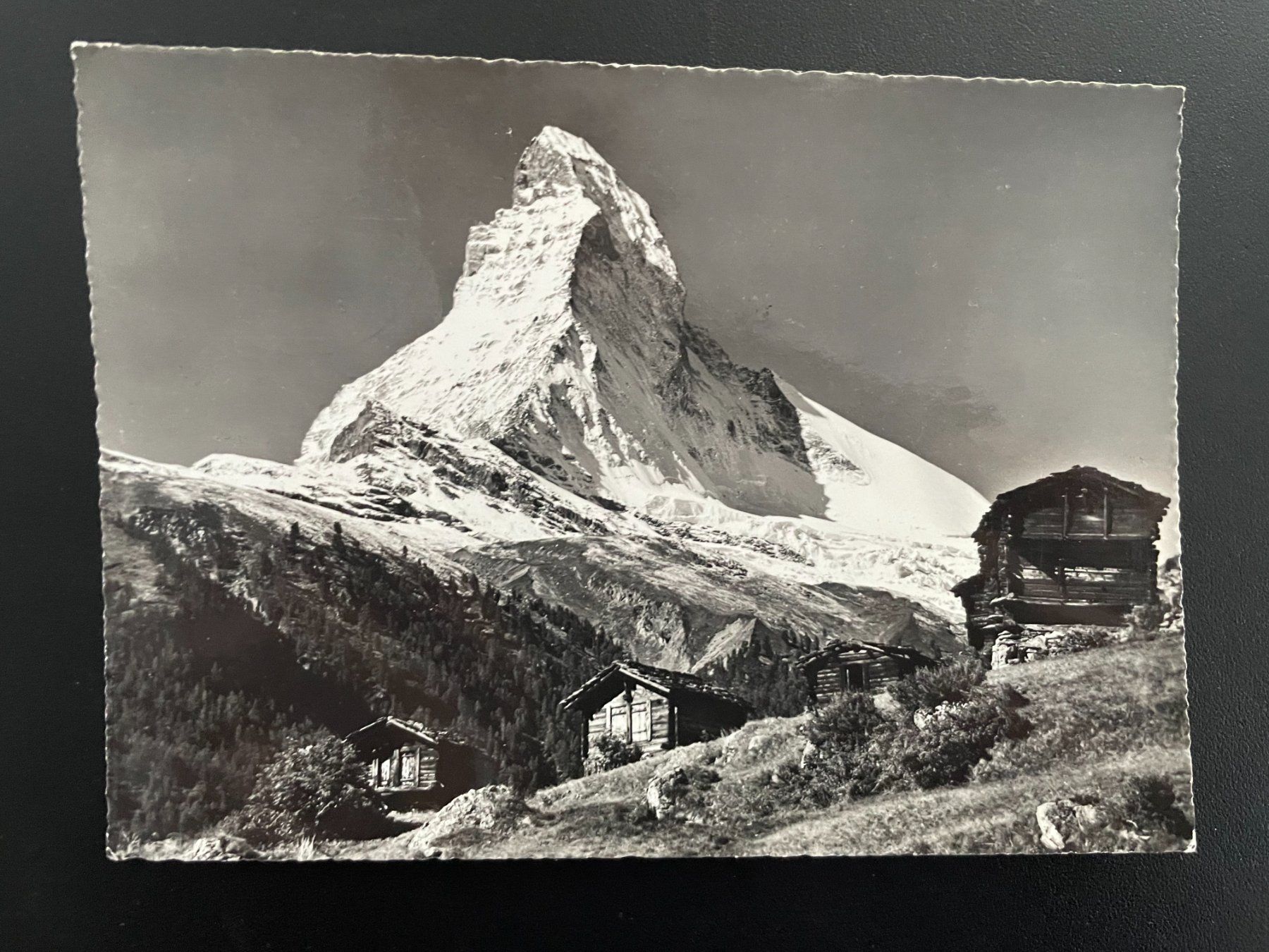 Cartoline postali: AK VS Zermatt, Winkelmatten mit Matterhorn – Usato da Thal venduto da Danny82