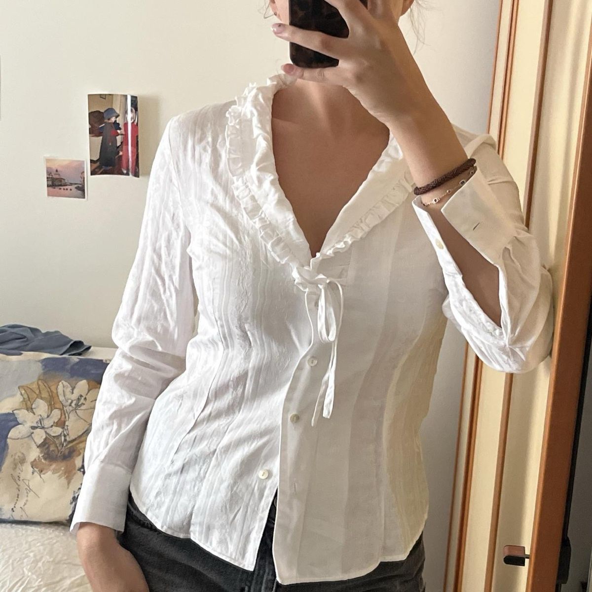 Chemisiers: Chic cotton blause  – D'occasion à Vezia par chi_byp8