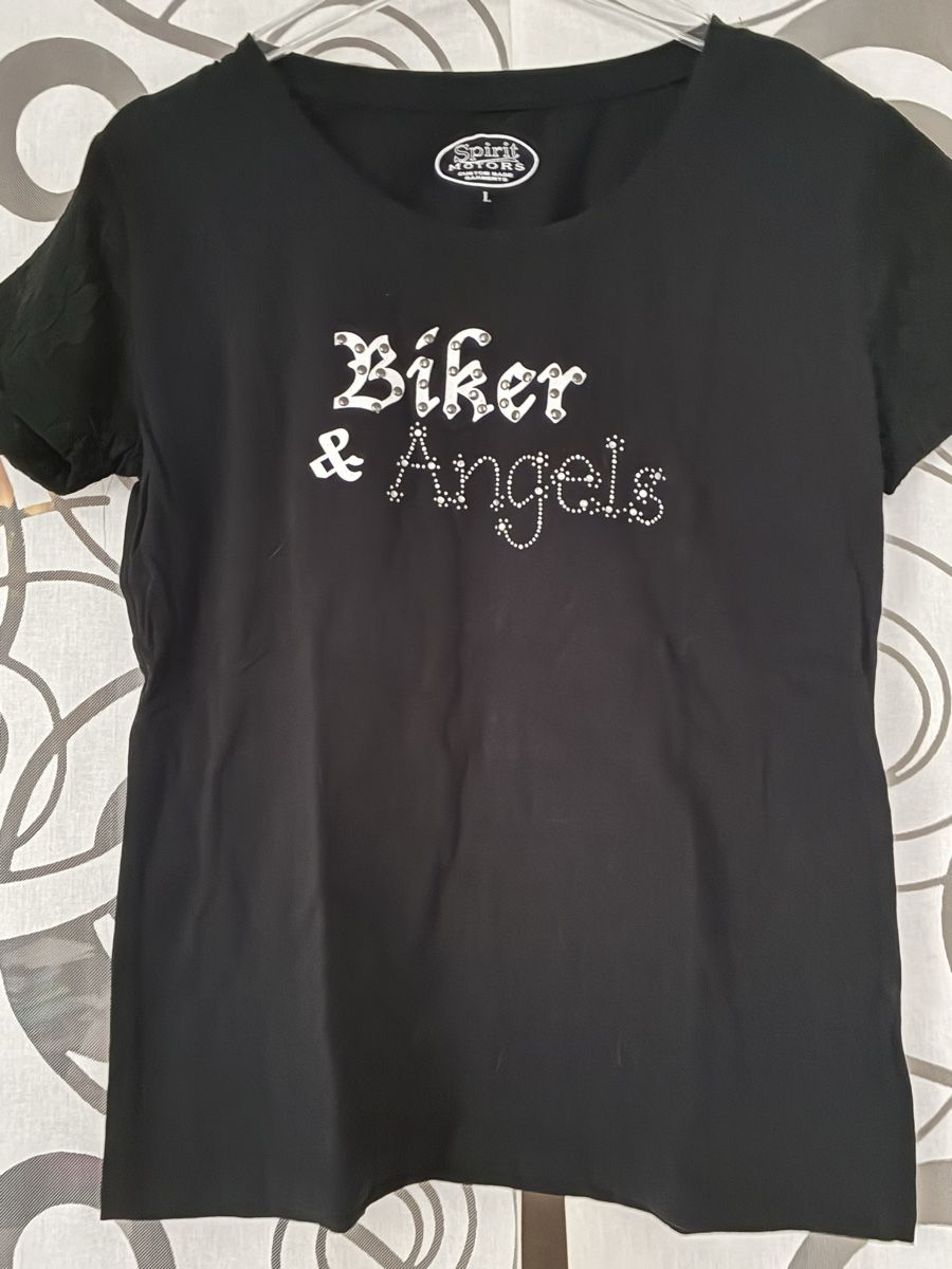 T-shirt: Schwarzes Biker T Shirt – Nuovo (secondo la descrizione) da Dietikon venduto da ebegab