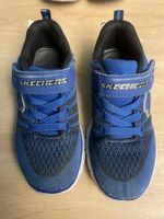 Coole Skechers Turnschuhe  Gr.30, Blau/Schwarz