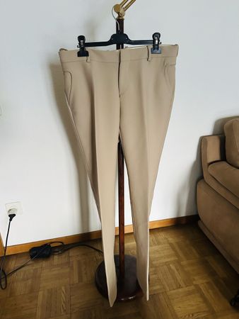 Pantaloni Gucci taglia 46 beige lana made in Italy