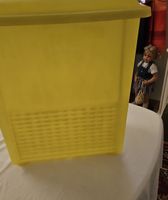 Grosser Wäschesammler/ Wäschebox gelb, robust & praktisch