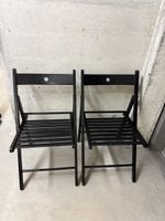2 Stk. IKEA TERJE Klappstuhl schwarz 