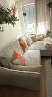 Ecksofa Cordstoff beige guter Zustand