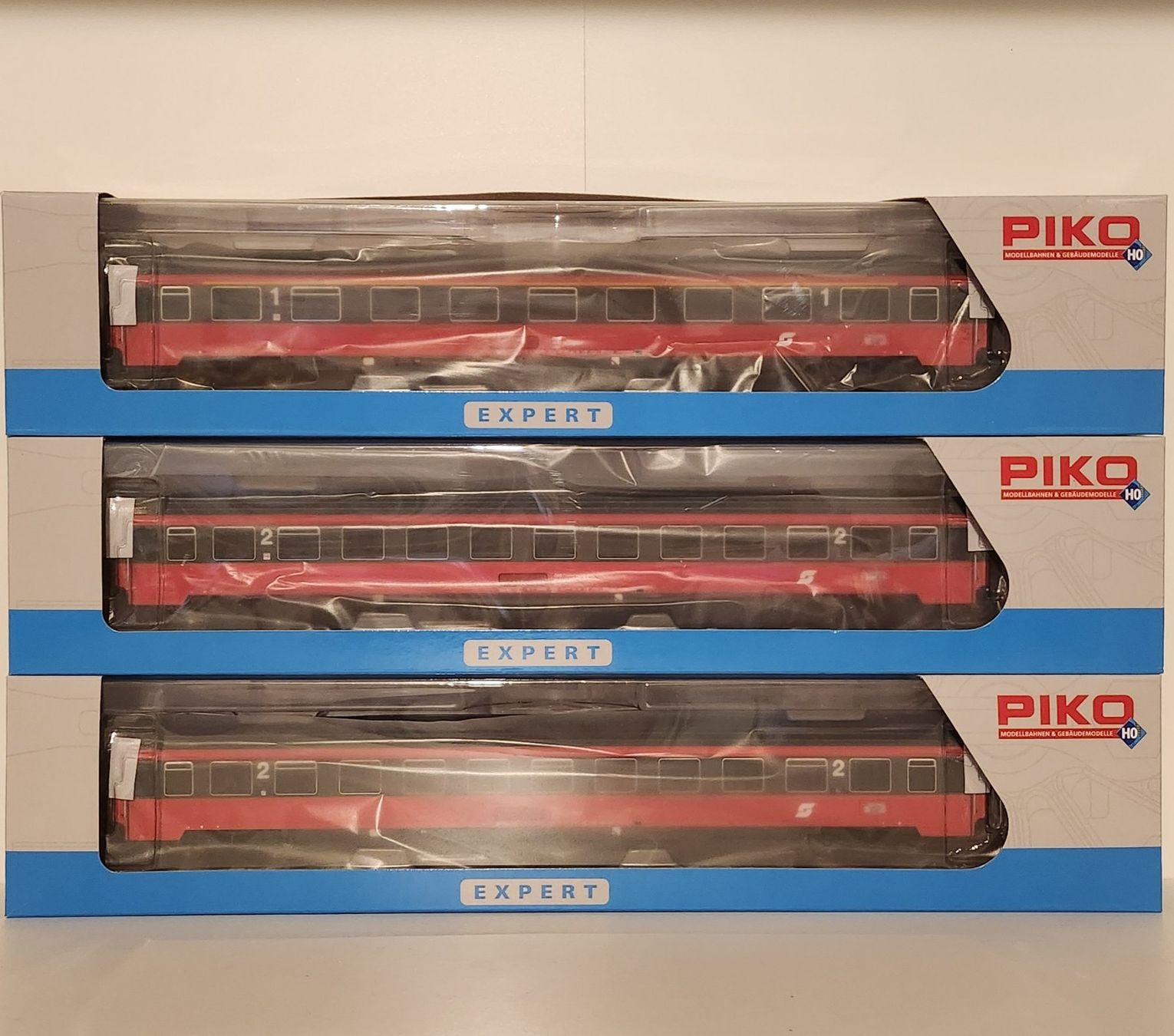 Piko Modelleisenbahnen: Piko 3er Set ÖBB Eurofirma DC – Neu (gemäss Beschreibung) aus Wittenwil von ced_q8j7