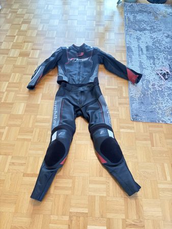 Motorradkombi Probiker Leder Damen Grösse 36 und 76 schwarz