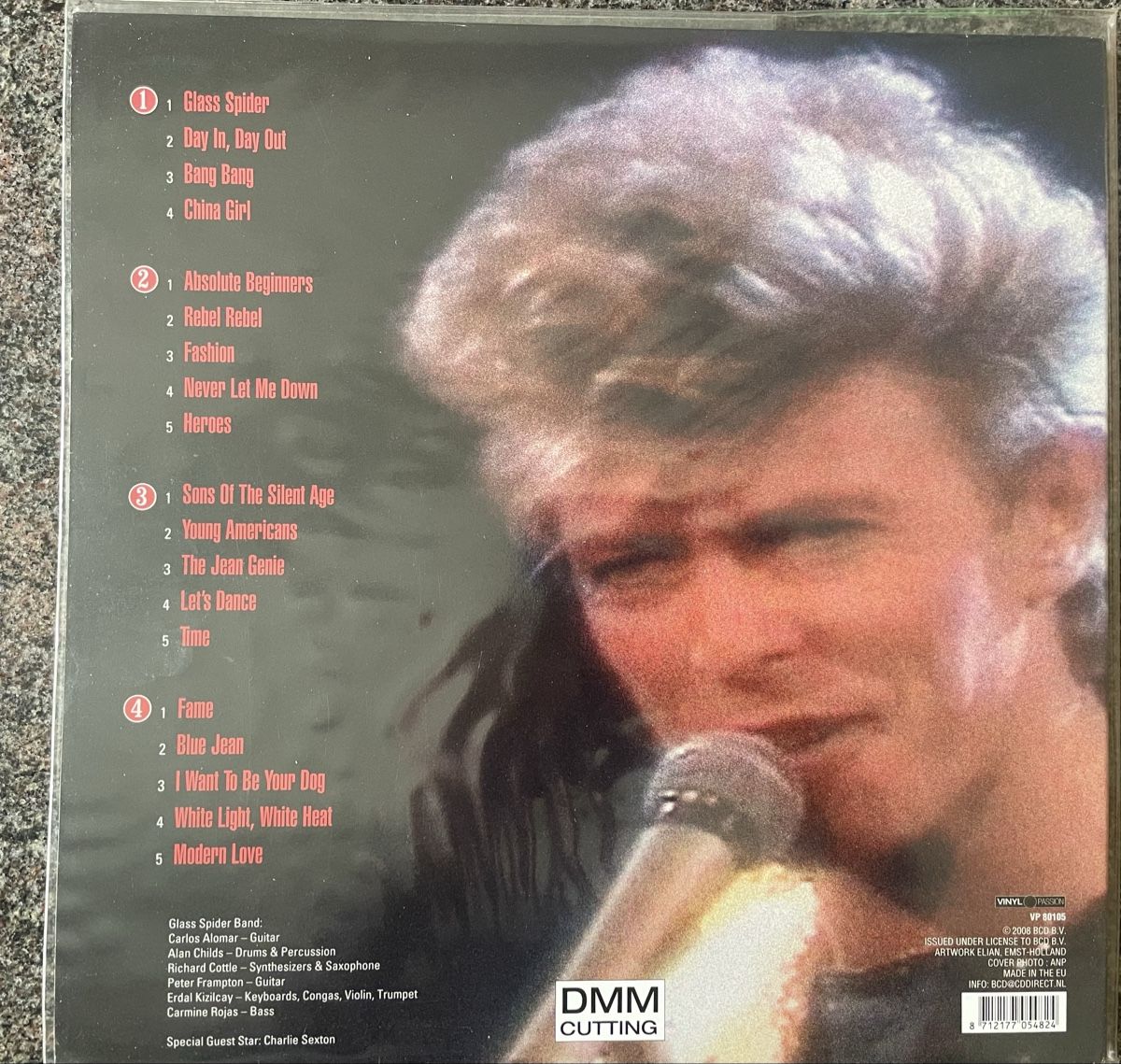Dischi in vinile: David Bowie - Glass Spider - Live 2 LPs – Usato da Olten venduto da Bluespapst 1