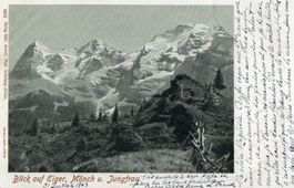 Blick auf Eiger,Mönch und Jungfrau