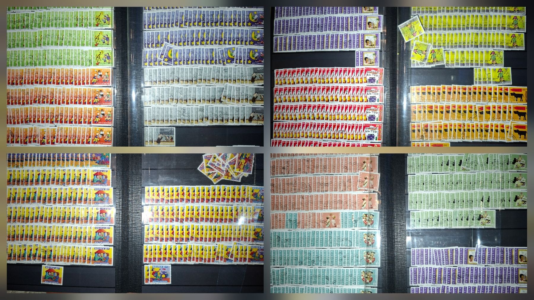 Alle Briefmarken: Dubletten PJ 1991 - 2008 – Gebraucht aus Balgach von SIMEON27 1
