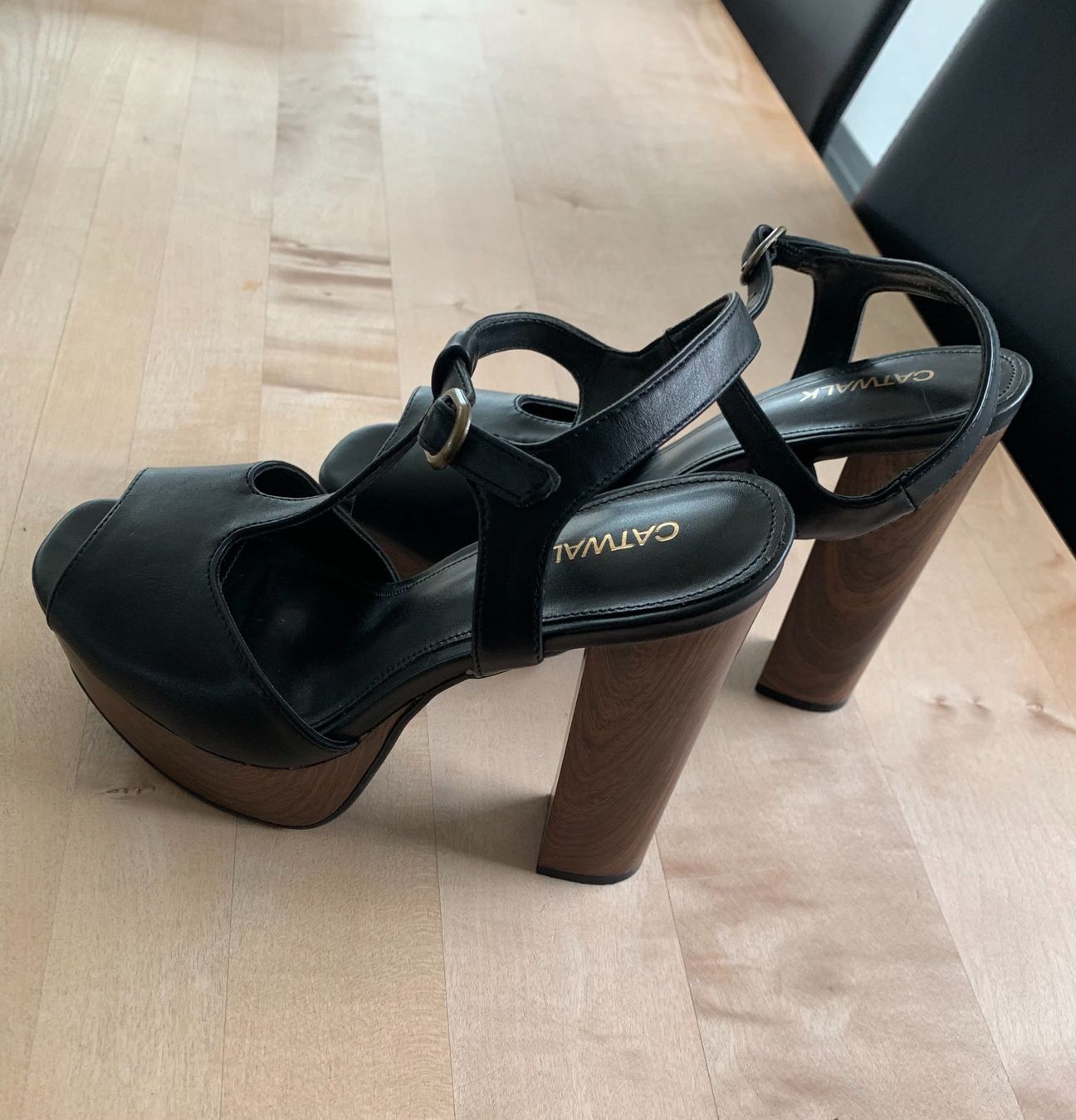 Damenschuhe: Damensandaletten schwarz Gr.40 – Neu (gemäss Beschreibung) aus Azmoos von Verwir64 1