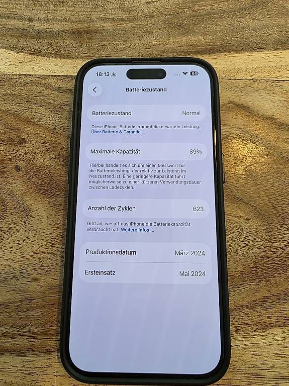 Apple Handys / Smartphones: IPhone 15 Pro 265GB Schwarz – Gebraucht aus Winterthur von mar_9dr9 3