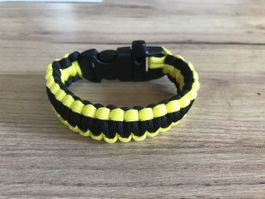 YB Paracord Armband 24mm breit 220mm lang Seil 6mm