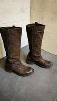 SALE! Bottes d'hiver brunes en cuir italienne pointure 37