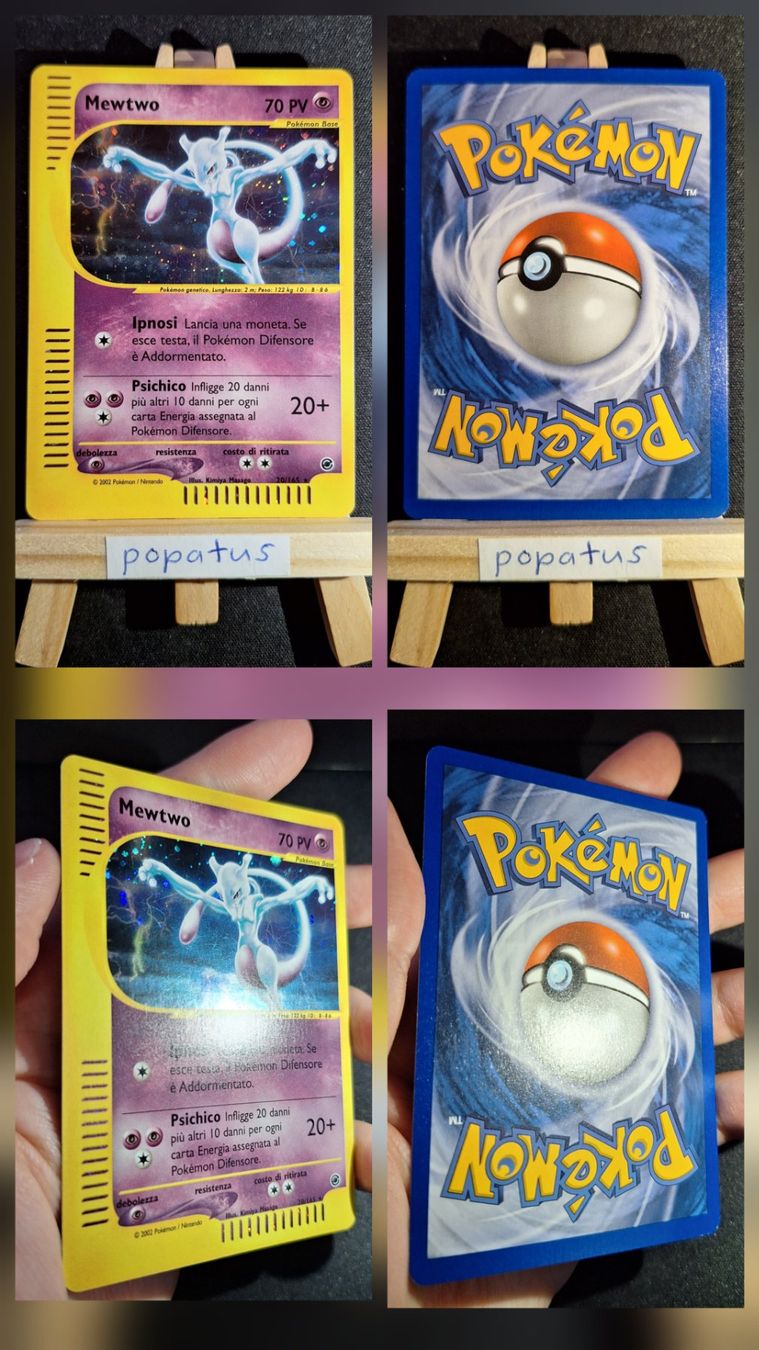 Pokémon Carte collezionabili: Pokémon Mewtwo Holo Expedition – Usato da Andwil SG venduto da popatus