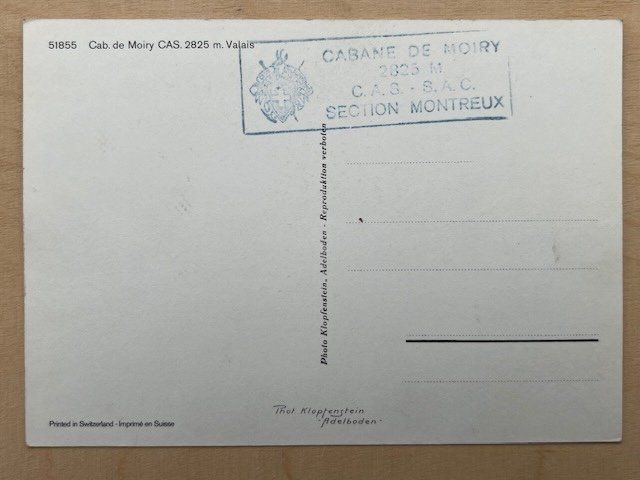 Cartoline postali: Ansichtskarte CAB. DE MOIRY, ungelaufen und undatiert – Nuovo (secondo la descrizione) da Spiez venduto da gwaagg- 1