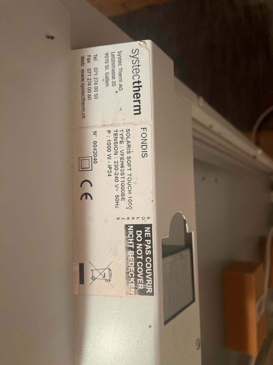 Sonstige Gartengeräte: Infrarot Heitzplatte neu – Neu (gemäss Beschreibung) aus Rüeterswil von bambus67 1