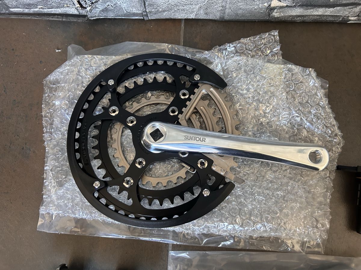 Pezzi di ricambio: Vintage Suntour Automatic Transmission System Kurbelgarnitur – Nuovo (secondo la descrizione) da Root venduto da Sajo_04 1