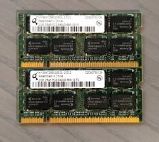 2 x 2GB RAM QIMONDA HYS64T256020EDL-2.5C2 (Laptop)
