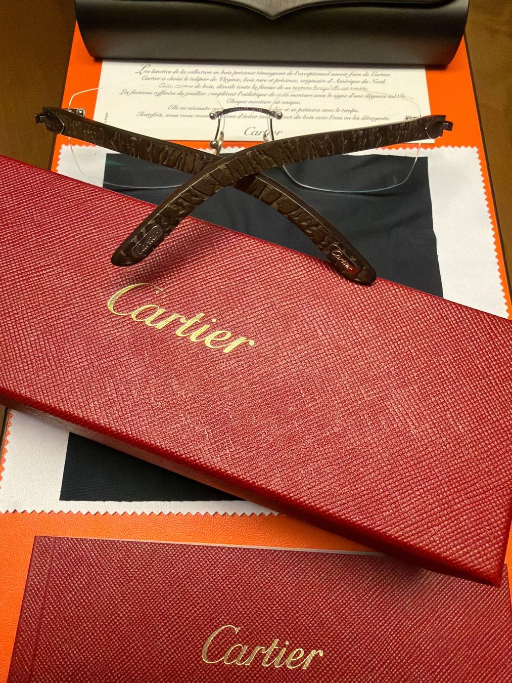Occhiali & Lenti: Cartier Bubinga Ruthenium – Usato da Kilchberg ZH venduto da Gugsan 1