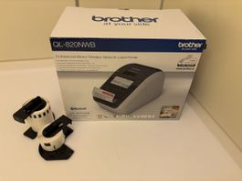 Brother Etikettendrucker PT QL-820NWBc, 6cm und 2cm