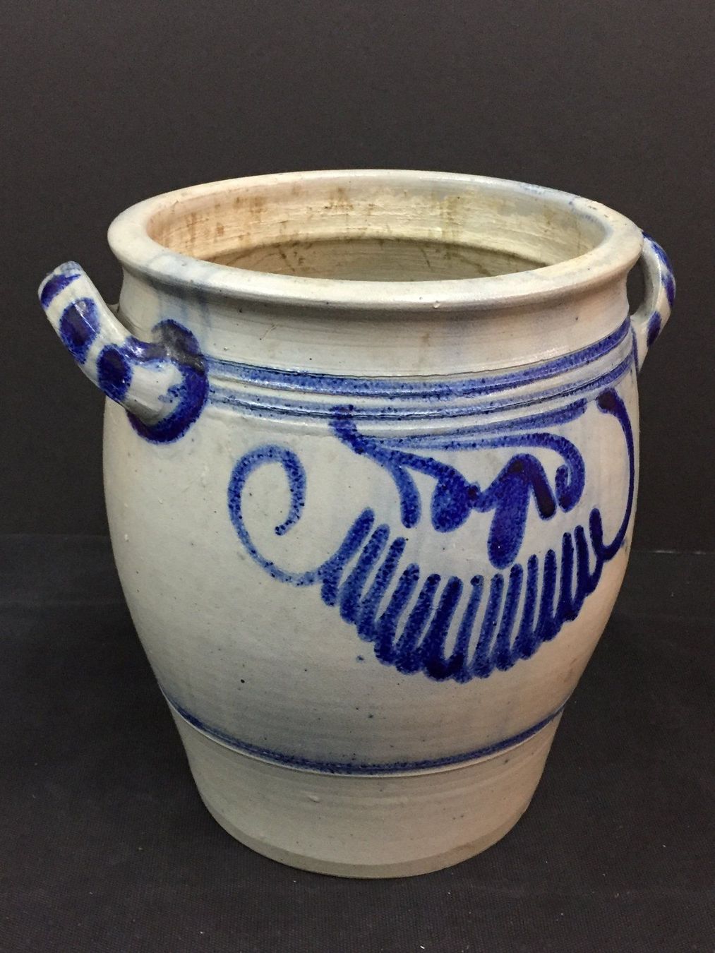 Töpfe: Alter Blauer Steinzug Topf – Gebraucht aus Schaffhausen von vintageville 3