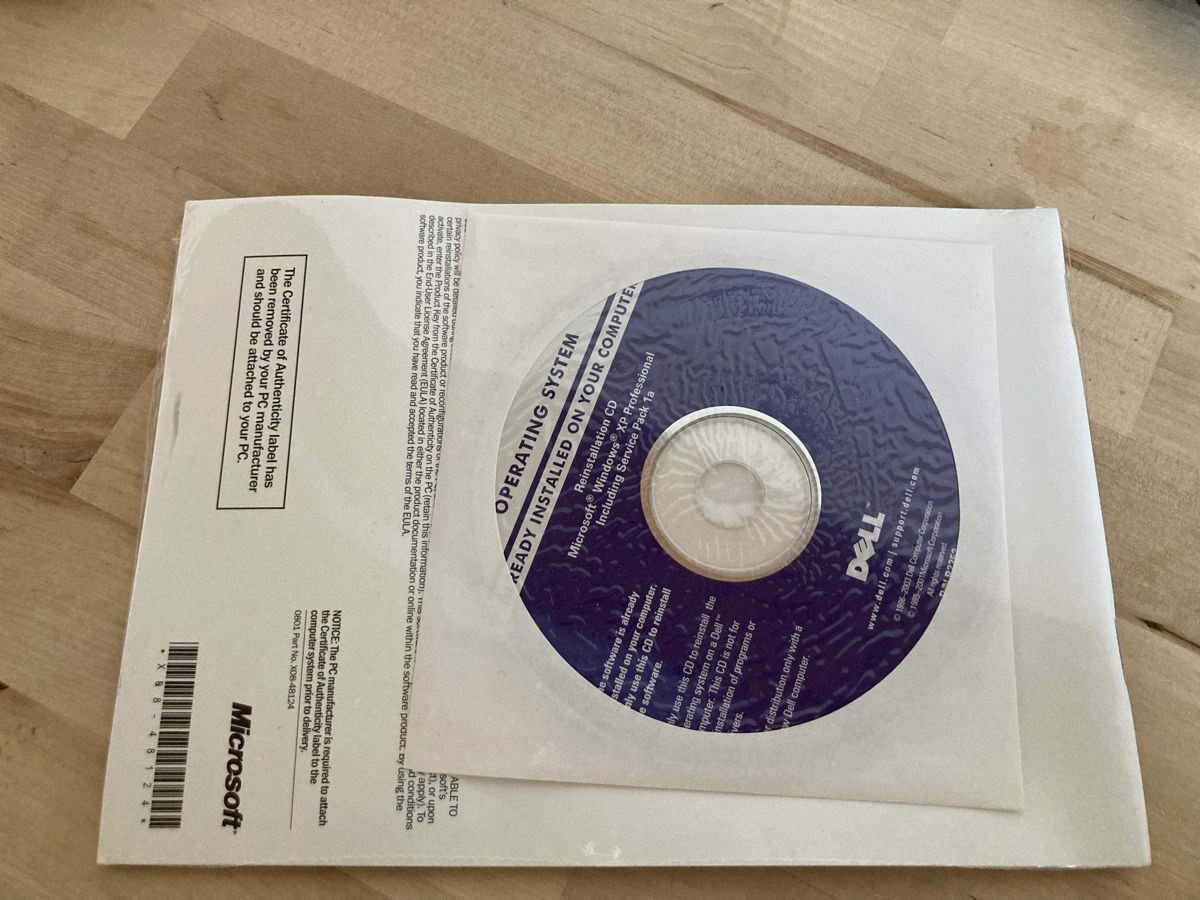 Microsoft Software: Microsoft Windows XP Pro ENG für DELL – Neu und originalverpackt aus Wichtrach von Queensparkunite 1