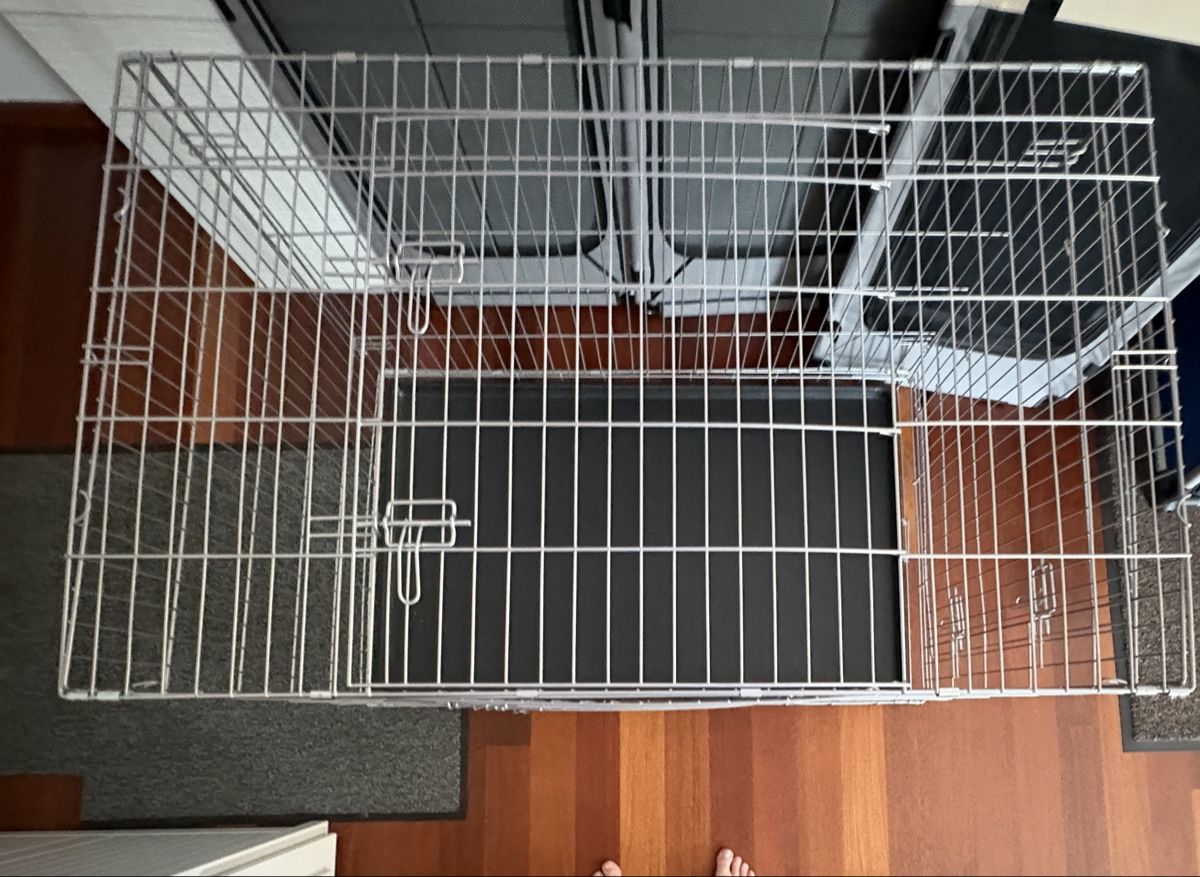 Gabbie, trasporto & Sicurezza: Hundekäfig gross (Metall) – Usato da Niederglatt ZH venduto da Rubina2 2