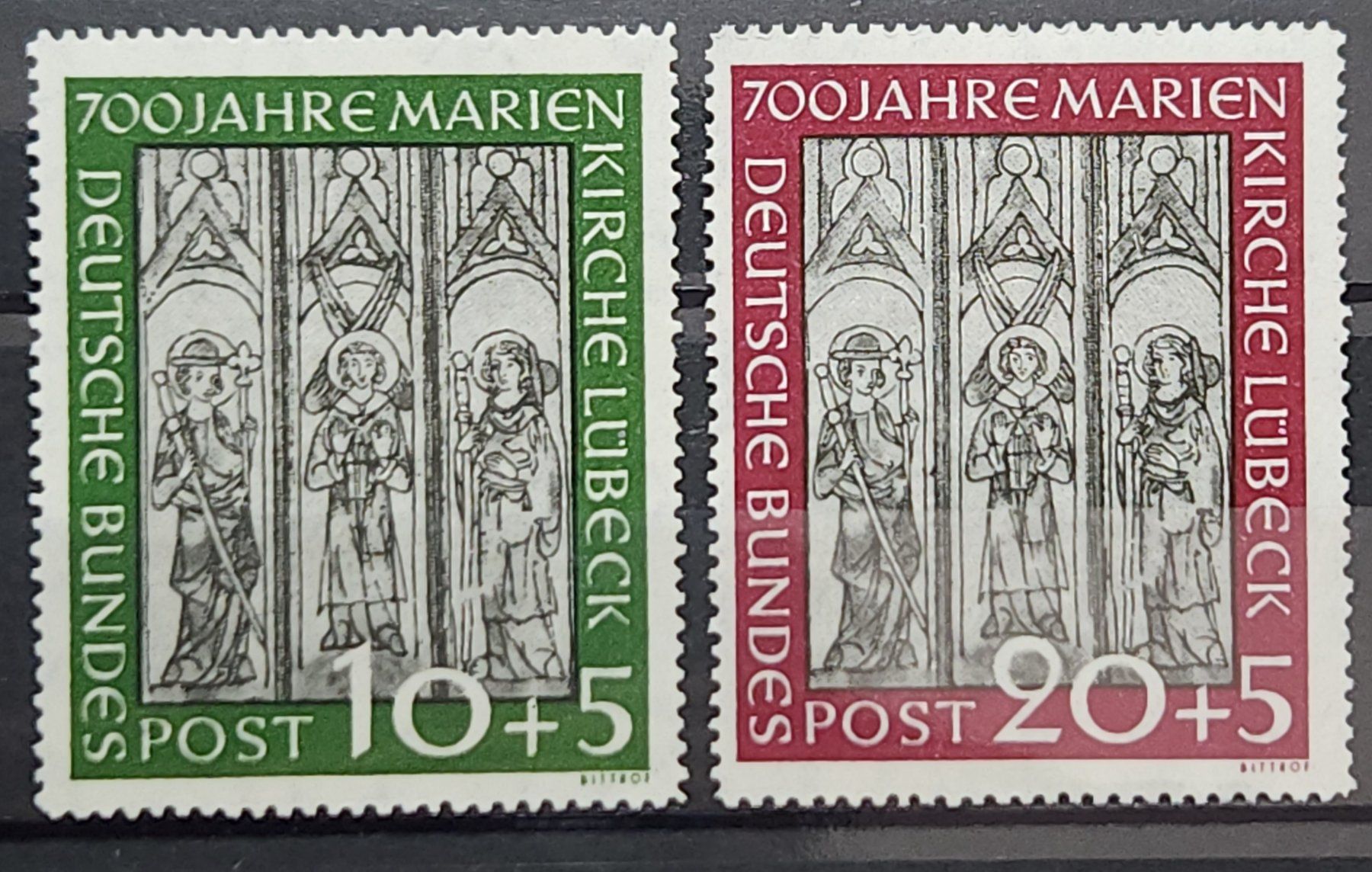 Tutti i francobolli: Marienkirche Mi-Nr.139-140 Postfrisch TOP 220 Fr – Nuovo (secondo la descrizione) da Kriens venduto da Nidfeld45 1