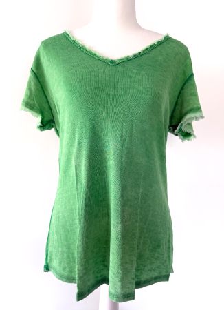 Damen T-Shirt Sa'Sa Grösse S Grün NEU