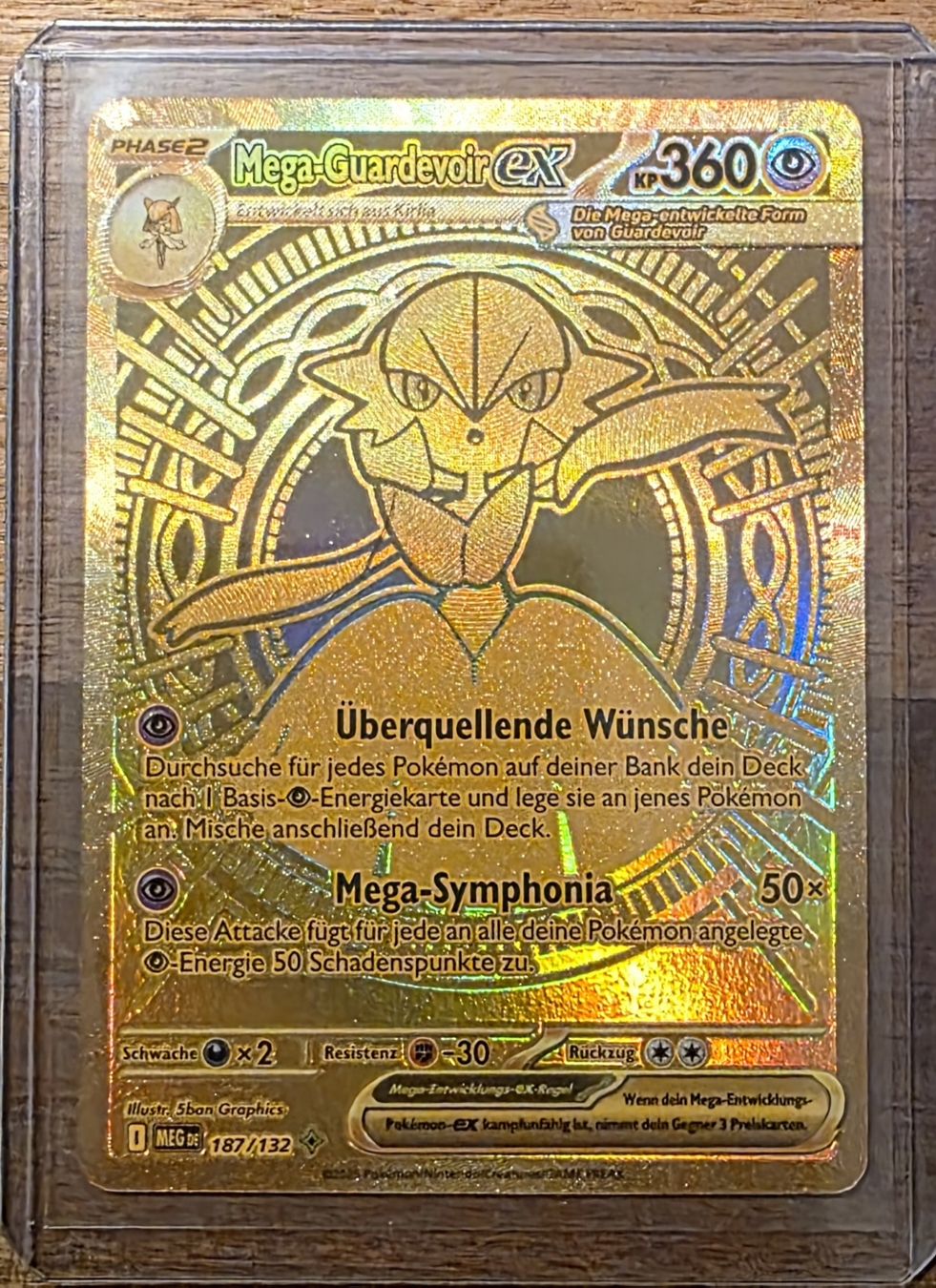 Pokémon Cartes à collectionner: Pokémon Mega Evolution Mega Gardevoir Ex Gold 187/132 – Neuf (Voir description) à Menziken par sha_9ccf