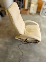 Strässle Relaxsessel elektrisch verstellbar Leder Beige