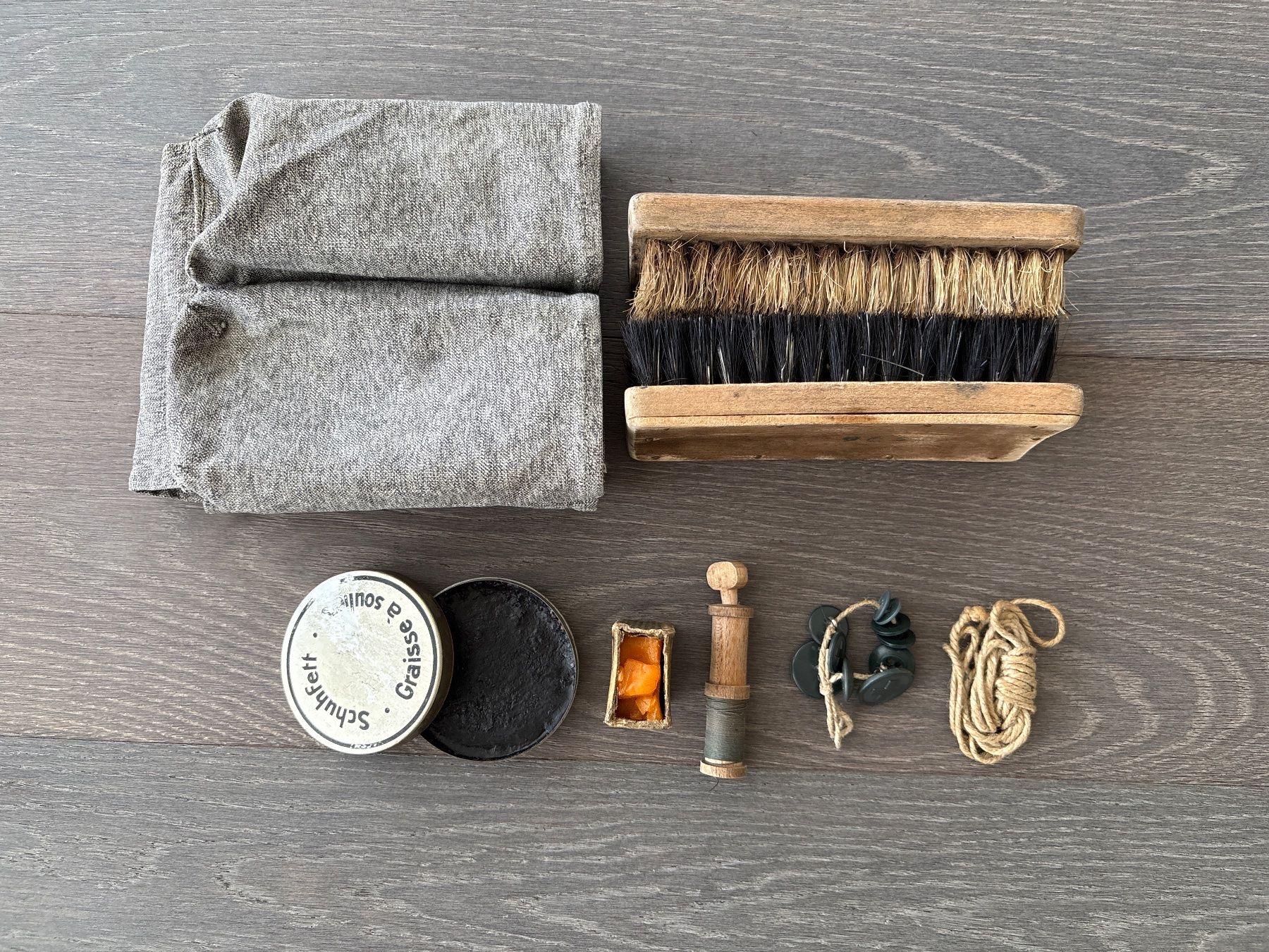 Schweizer Armee Altro in  Abbigliamento & Accessori: Mannsputzzeug Ord. 1914 fast komplett – Usato da Hünenberg venduto da Betsch1 2