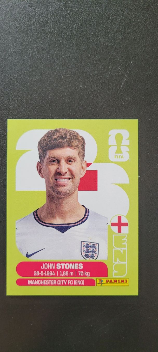 Panini Carte collezionabili: Panini World Cup 2026 - John Stones – Nuovo (secondo la descrizione) da St-Maurice venduto da happy.family