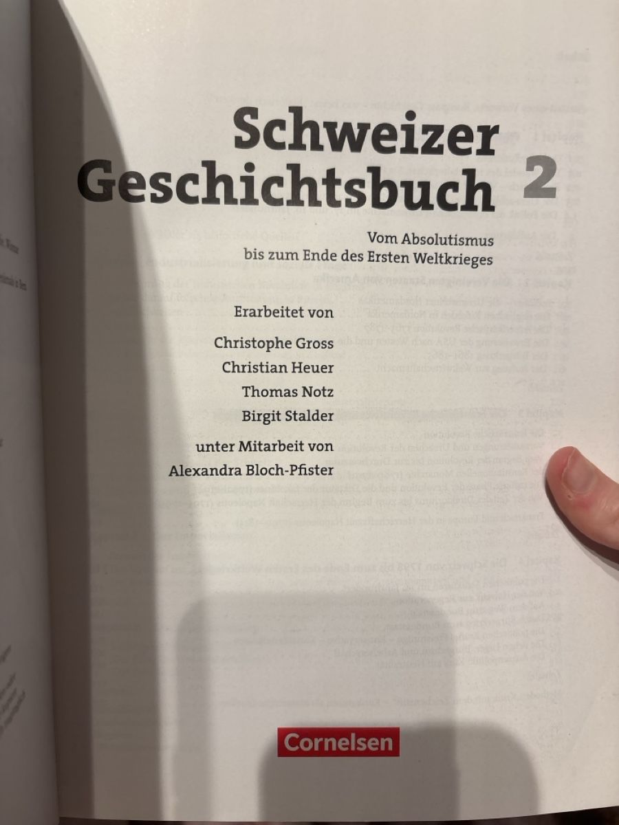 Bücher: Schweizer Geschichtsbuch 2 – Gebraucht aus Zollikerberg von gra_8dsc 1