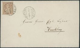 1874 - Sitzende Helvetia - Drucksache Brief - EF