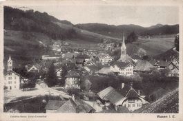 Wasen im Emmental, gelaufen 1917