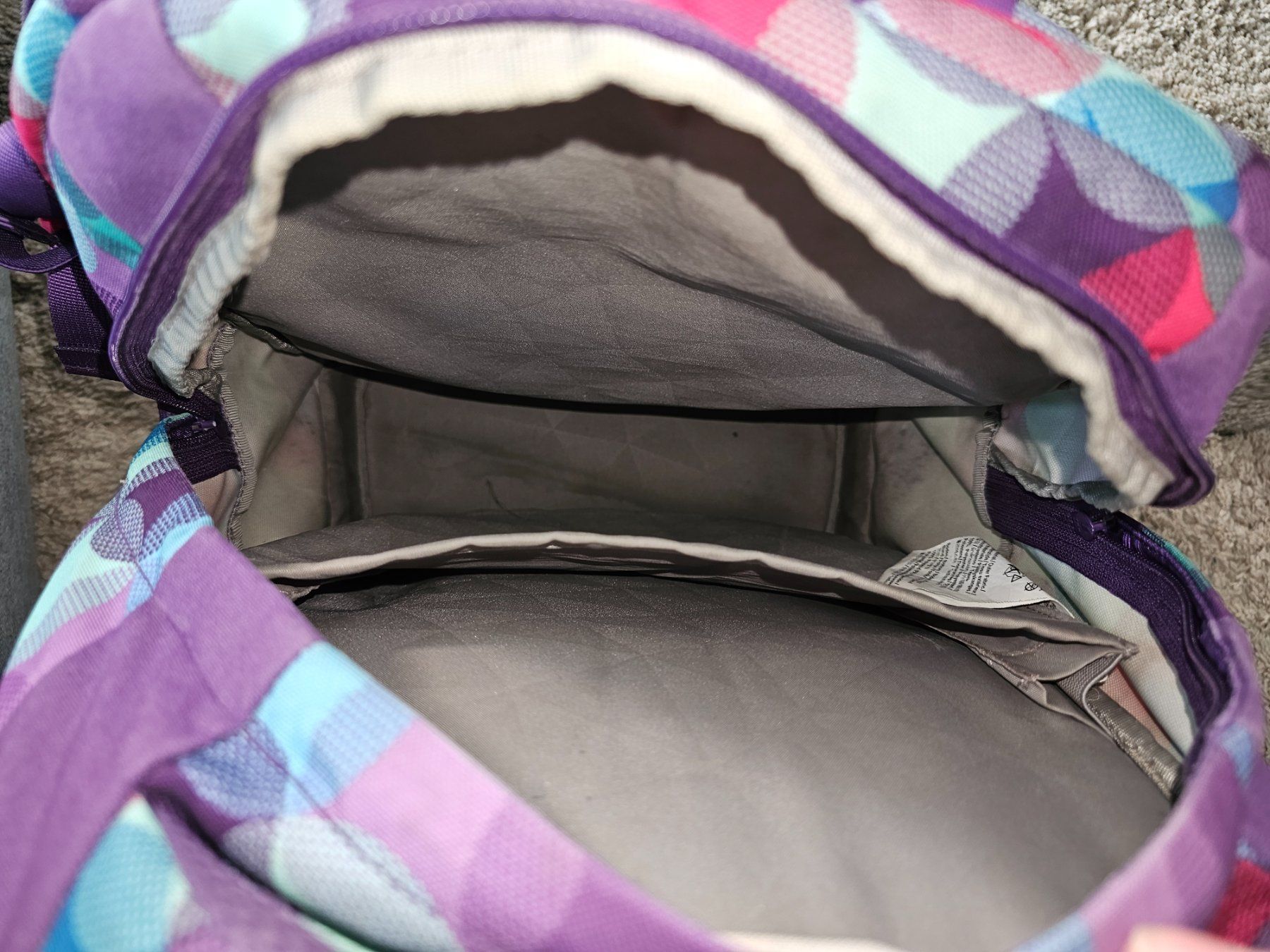 Satch Kindertaschen: Satch Schulranzen Mädchen lila Muster – Gebraucht aus Ebmatingen von Blue123456 3