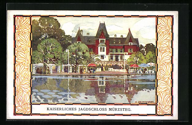 Cartoline postali: H. Kalmsteiner: Wien, I. internat. Jagd- – Usato da Berlin venduto da bartko-reher