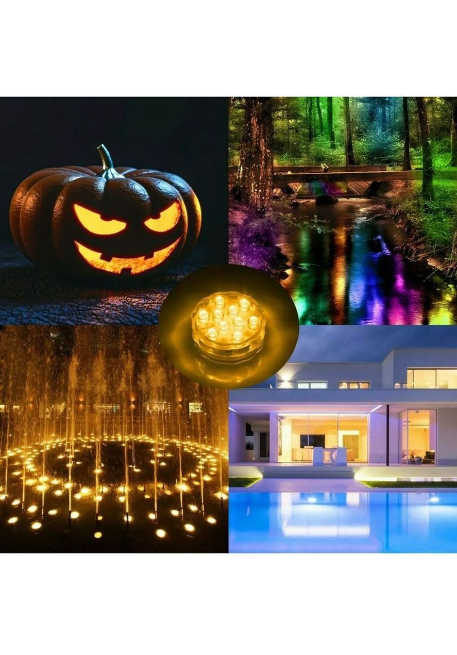 Piscine: +4X RGB LED Poolleuchte Schwimmbecken – Nuovo e nell'imballaggio originale da Amriswil venduto da JaJa-Express 5